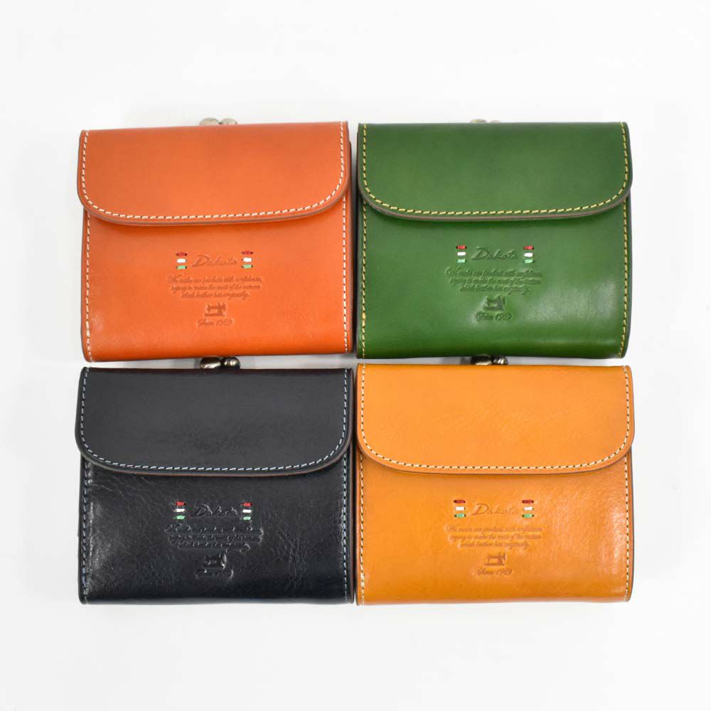 【2021新作】ダコタDakota財布二つ折りがま口レディーストリコローレ二つ折り財布ミニ財布小銭入れファスナーがま口財布本革革レザー2つ折り2つ折り財布ブランドおしゃれ人気かわいいコンパクト30271