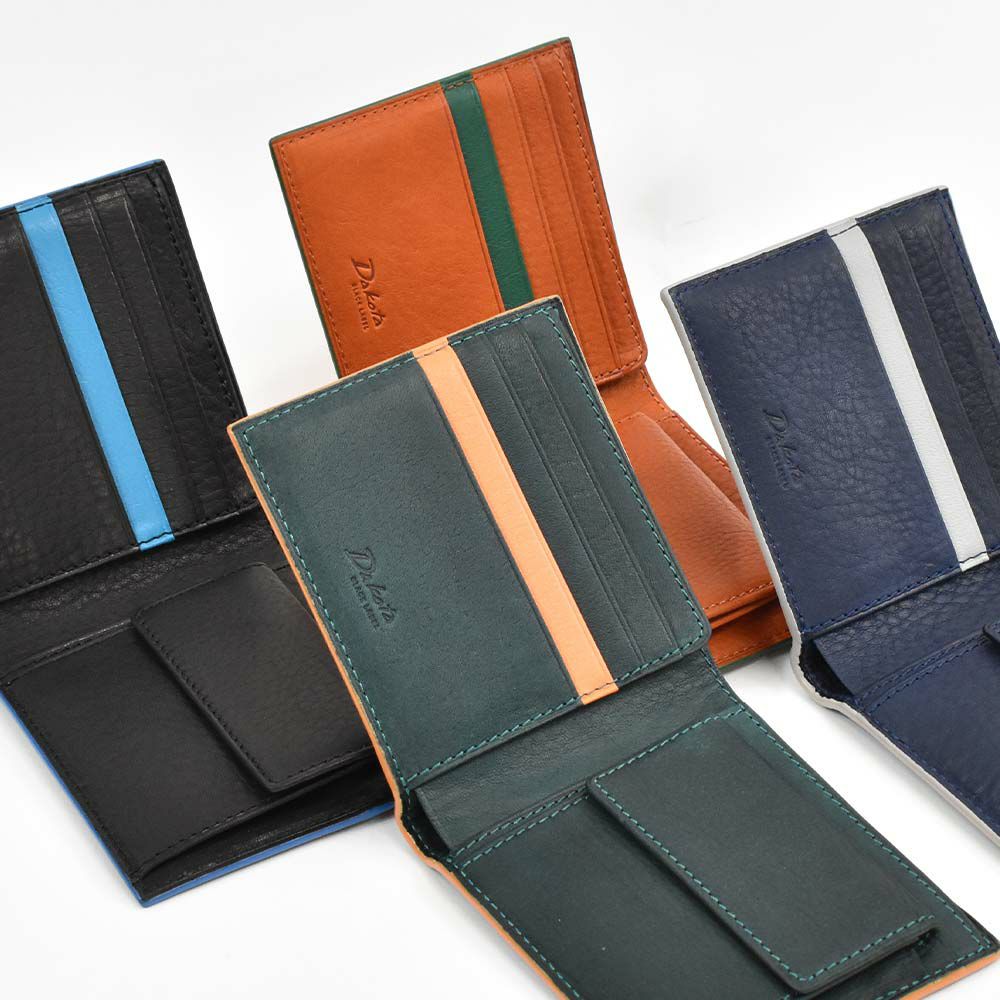 ダコタDakota財布二つ折りメンズグリップ二つ折り財布本革革レザー2つ折り2つ折り財布折りたたみブランド薄いコンパクト30代40代50代DakotaBLACKLABELダコタブラックレーベル0620110