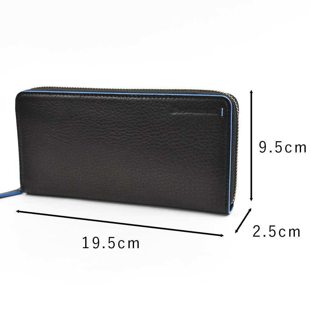 ダコタDakota長財布ラウンドファスナーメンズグリップ財布本革大容量レザー小銭入れありファスナー付きファスナーブランドブラック黒オレンジグリーン緑紺DakotaBLACKLABELダコタブラックレーベル0620113