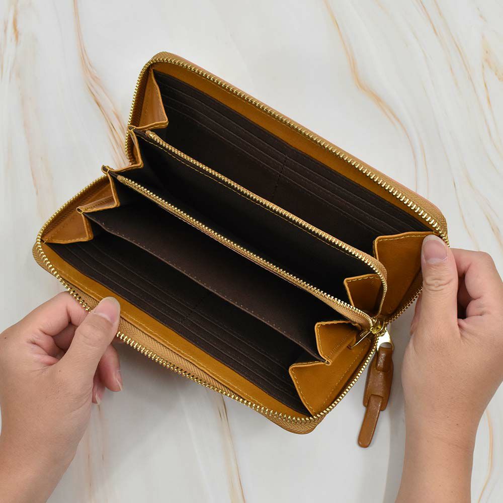 mozモズ長財布財布レディースラウンドファスナーファスナー本革革レザー大容量ロングウォレットブランドおしゃれ人気かわいい使いやすい大人カジュアルZNWS-86092