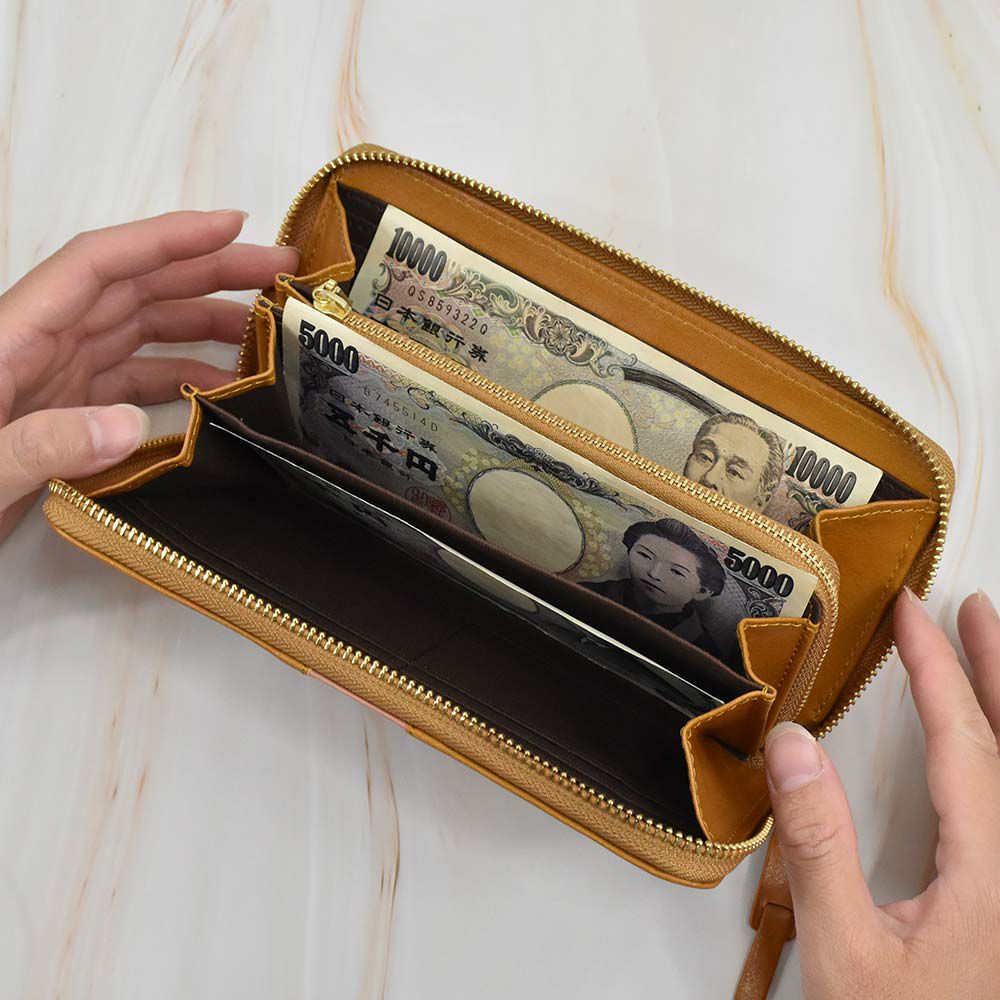 mozモズ長財布財布レディースラウンドファスナーファスナー本革革レザー大容量ロングウォレットブランドおしゃれ人気かわいい使いやすい大人カジュアルZNWS-86092