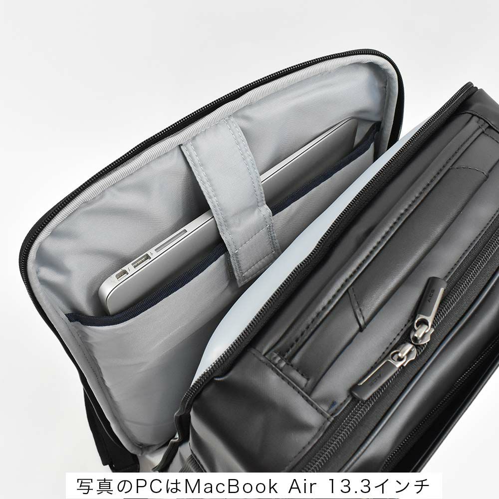 【30%OFF】エースリュックA4メンズビジネスリュックaceヴィターラWRMサイズ2気室通勤出張ビジネスリュックサックバックパックバッグバック通勤リュック軽量軽い撥水おしゃれスーツコンパクト黒ブラック61141
