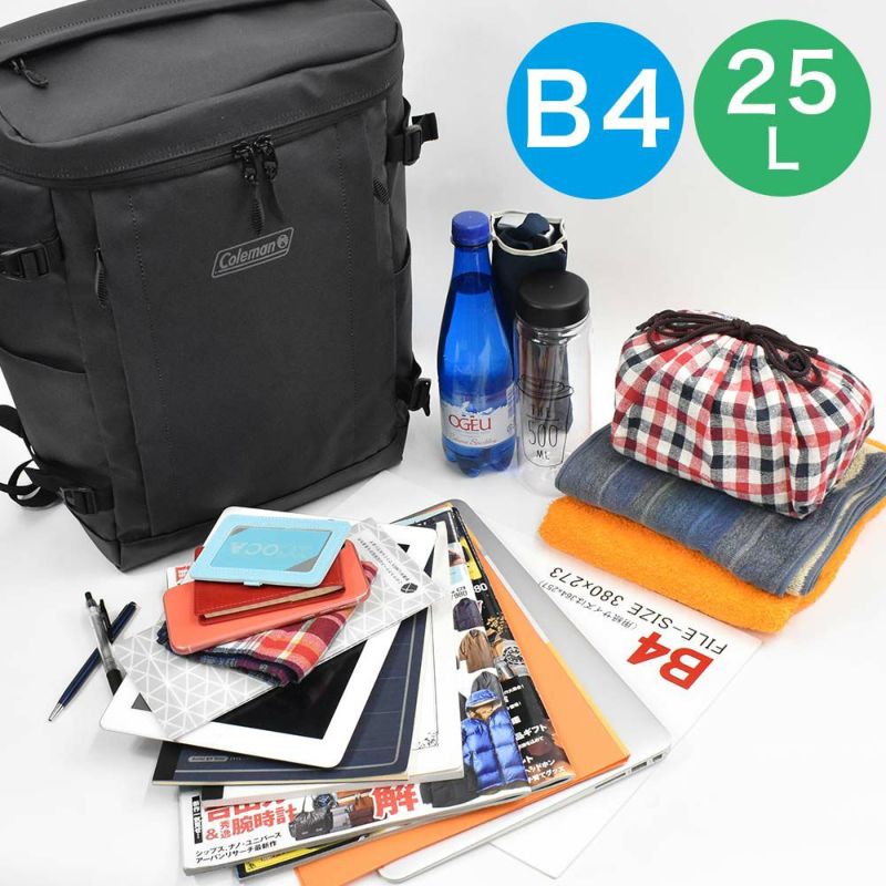 【P最大33.5倍|お買い物マラソン】コールマンリュックColeman25LB4SHIELD25メンズレディース中学生高校生大学生男子女子通学リュックスポーツリュック防水リュック通学スポーツ防水撥水ブランドコンパクト小さい小さめシールド25