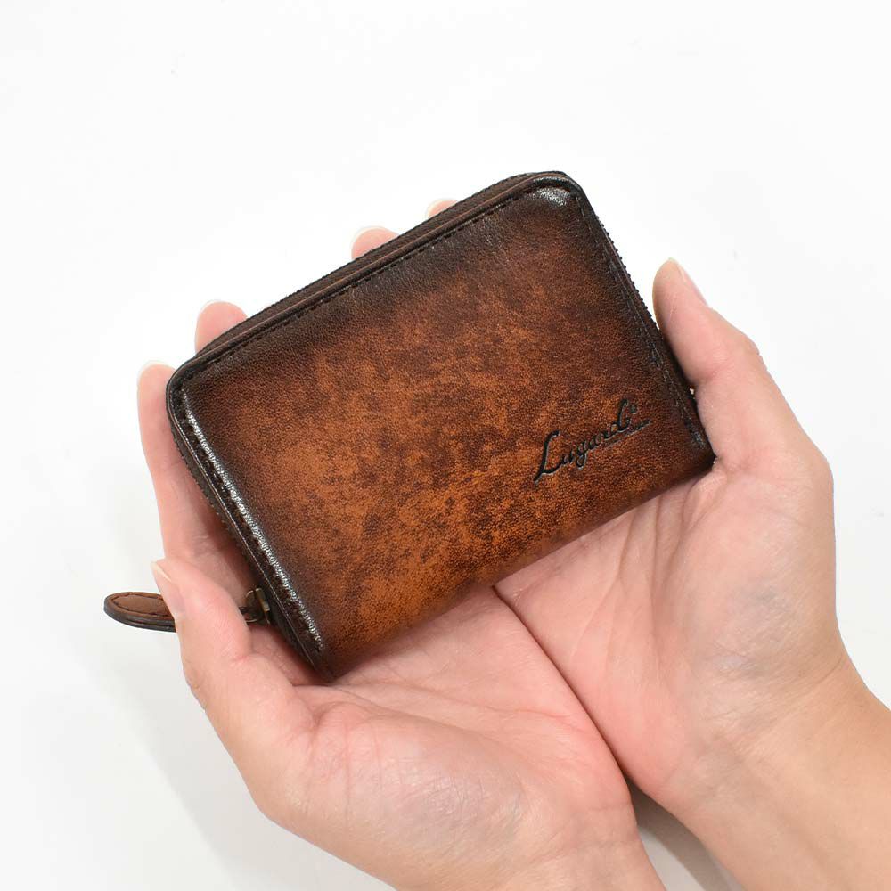 【P最大33.5倍|お買い物マラソン】青木鞄財布小銭入れミニ財布ラウンドファスナーラガードLugard本革革レザーメンズキャッシュレスコンパクトコインケース小さい財布ブランドビジネス小さめ大人おしゃれ人気ギフトプレゼント5185