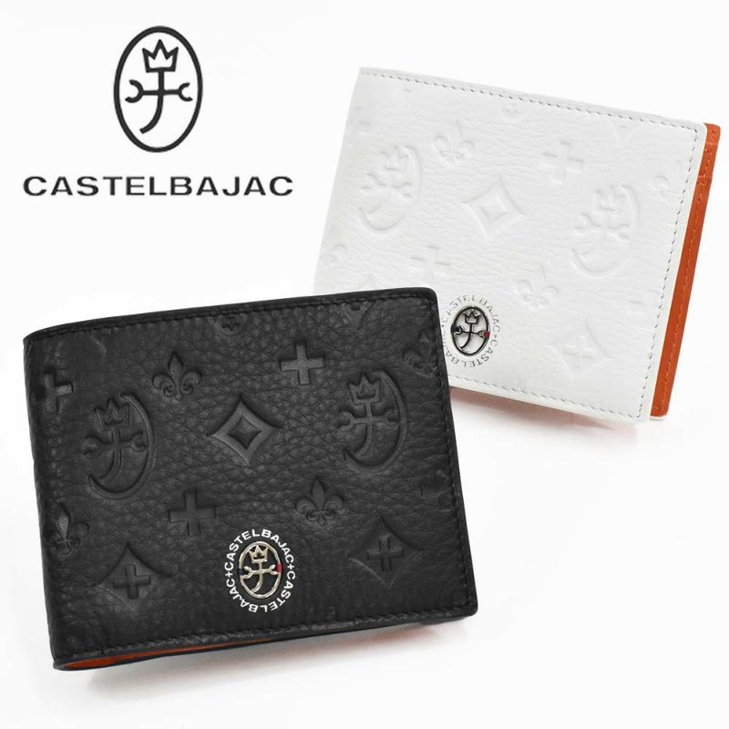 カステルバジャック財布二つ折りメンズレディースマルセルCASTELBAJAC二つ折り財布バジャック本革革レザー2つ折り2つ折り財布折りたたみミドルウォレット人気ブランドコンパクト薄いシンプルおしゃれ人気61614