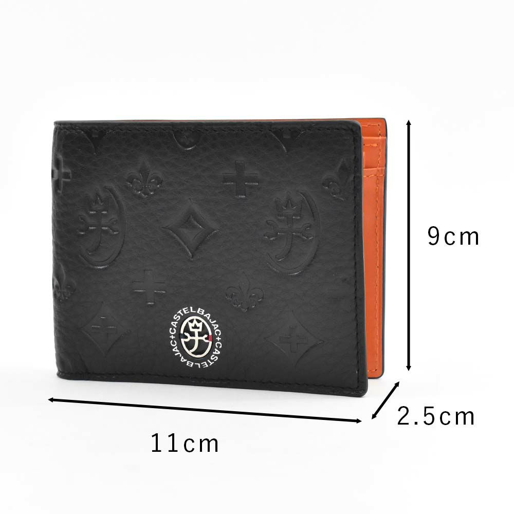 カステルバジャック財布二つ折りメンズレディースマルセルCASTELBAJAC二つ折り財布バジャック本革革レザー2つ折り2つ折り財布折りたたみミドルウォレット人気ブランドコンパクト薄いシンプルおしゃれ人気61614