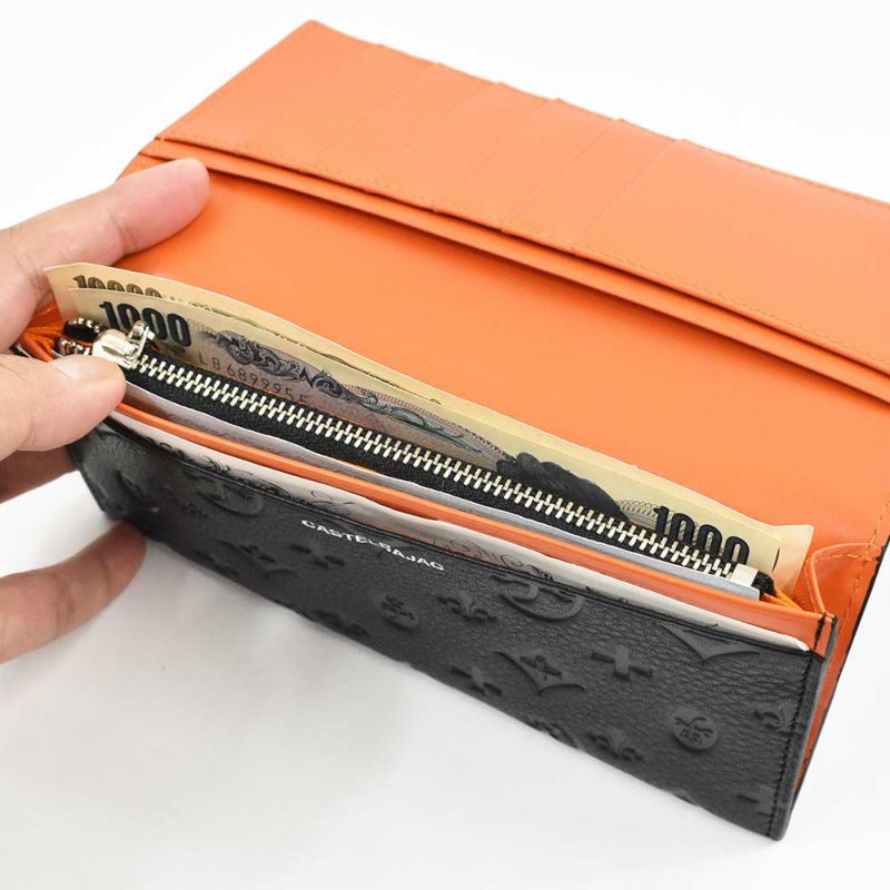 カステルバジャック財布長財布かぶせメンズレディースマルセルCASTELBAJAC本革革レザー小銭入れ付き小銭入れあり札入れ大容量彼氏ギフトプレゼントブランド薄いメンズ長財布ロングウォレット61615