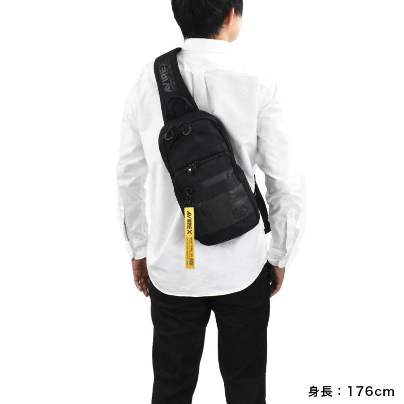 AVIREXボディバッグB5メンズ大容量アビレックスバッグショルダーバッグアヴィレックスボディバックボディーバッグブランド人気軽量かっこいいミリタリーAVX601