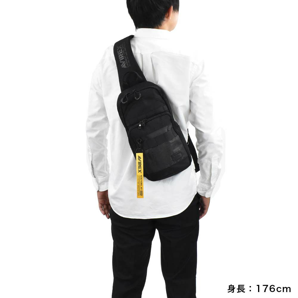 AVIREXボディバッグB5メンズ大容量アビレックスバッグショルダーバッグアヴィレックスボディバックボディーバッグブランド人気軽量かっこいいミリタリーAVX601