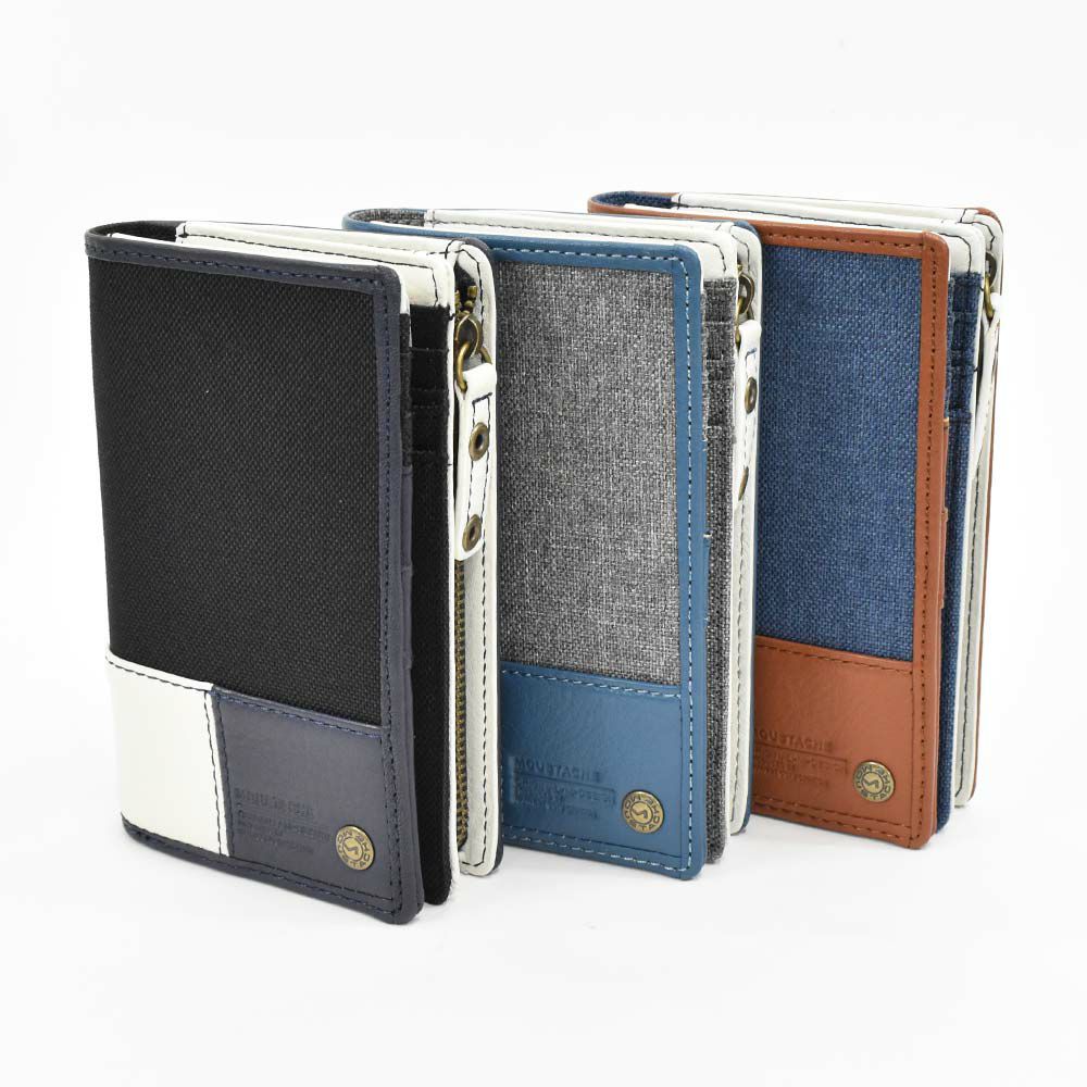 moustache財布ミドルウォレットムスタッシュ二つ折り縦型メンズレディース二つ折り財布ブランド2つ折り2つ折り財布ミドルウォレット彼氏男性ギフトプレゼント人気カジュアル人気おすすめDUQ-4236