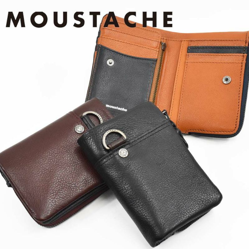 moustache財布ミドルウォレットムスタッシュ二つ折り本革革縦型メンズレディース二つ折り財布ブランド2つ折り2つ折り財布ミドルウォレット彼氏男性ギフトプレゼント人気カジュアルPPH-4115