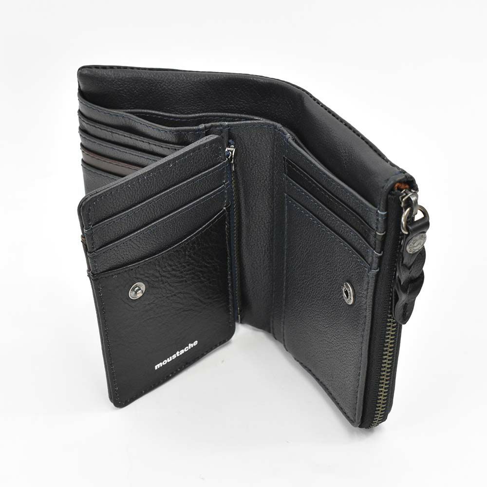 moustache財布ミドルウォレットムスタッシュ二つ折り本革革縦型メンズレディース二つ折り財布ブランド2つ折り2つ折り財布ミドルウォレット彼氏男性ギフトプレゼント人気カジュアルPPH-4115