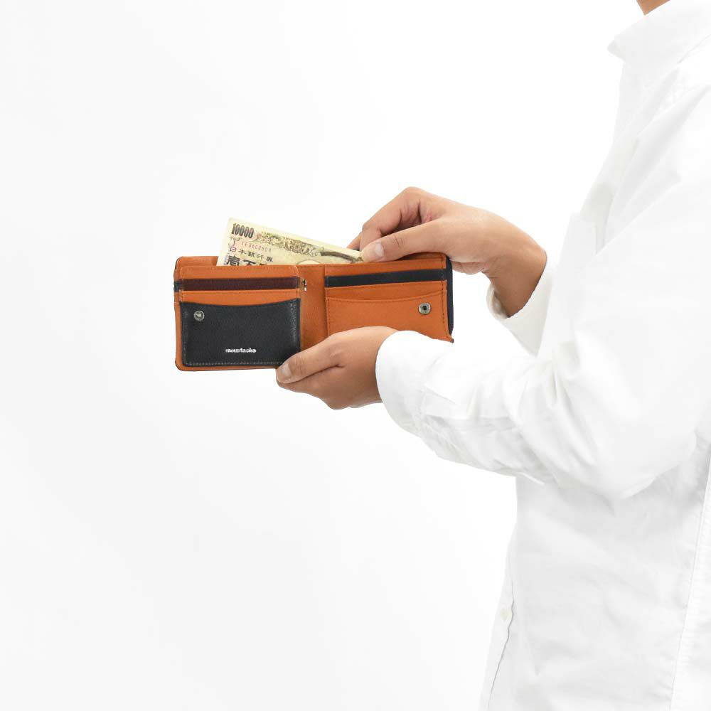 【11/1限定★エントリーで全員21倍】moustache財布長財布ムスタッシュメンズレディース本革革カード入れ多いカードがたくさん入るカード大容量カジュアル人気おすすめ札入れ大容量彼氏男性ギフトプレゼントブランド薄いPPH-4116