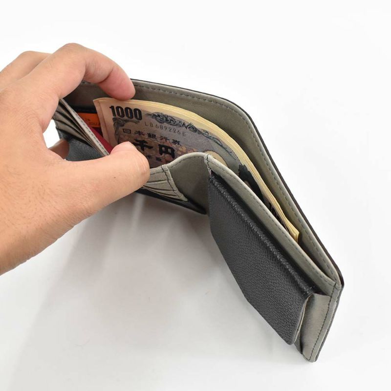 財布二つ折り本革メンズレディースlaGALLERIAラ・ガレリアボックス型小銭入れ二つ折り財布2つ折り財布革牛革レザー折りたたみ小銭入れ付きブランドおしゃれ大容量人気おすすめプレゼント男性女性2622