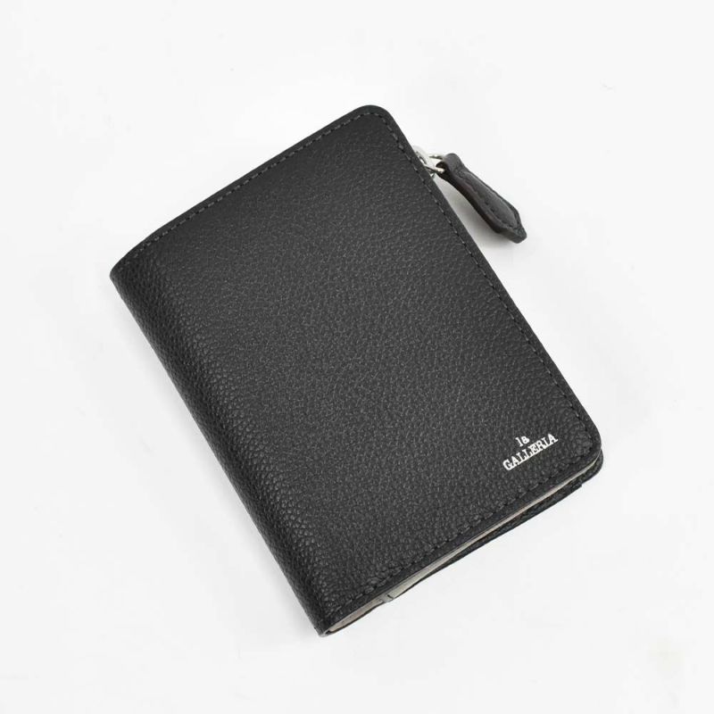 財布二つ折り本革メンズレディースlaGALLERIAラ・ガレリアファスナー型小銭入れミドルウォレット二つ折り財布2つ折り財布革牛革レザー折りたたみ小銭入れ付きブランドおしゃれ大容量人気おすすめ2622