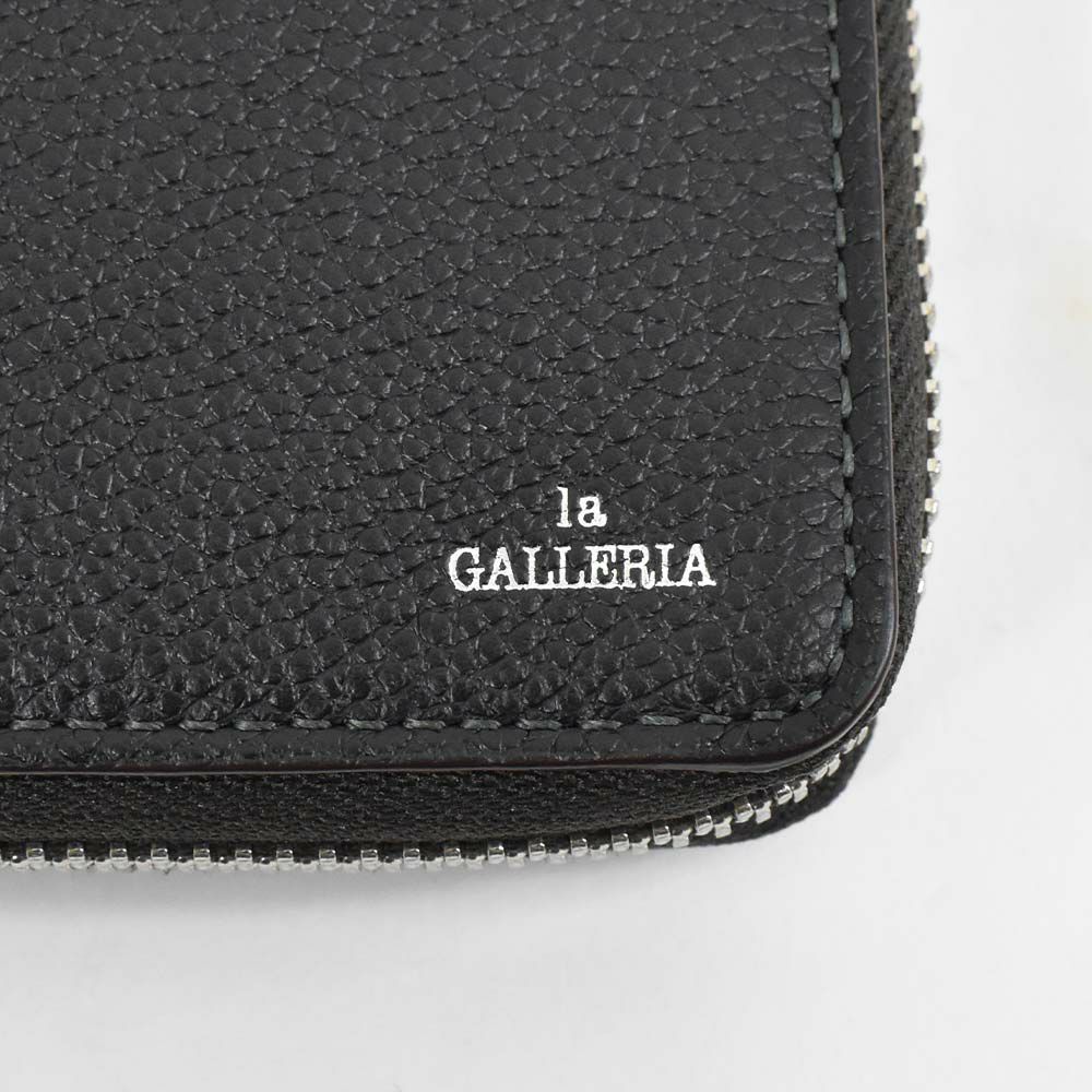 ミドルウォレットメンズレディース本革財布二つ折り縦型laGALLERIAラ・ガレリア二つ折り財布2つ折り革レザー折りたたみ小銭入れ付きメンズ財布ブランドおしゃれ人気大容量ミドル2624