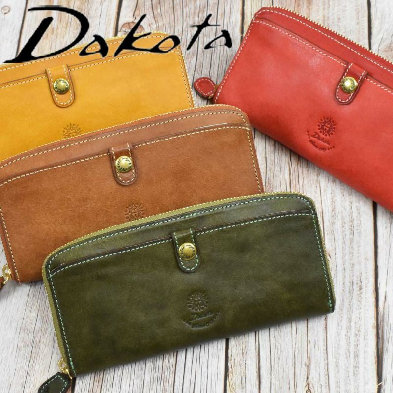 ダコタDakota長財布レディースコラッジョラウンドファスナー財布ファスナーレディース財布レディース長財布本革革レザー大容量ブランドおしゃれ薄いカード入れ多いカードポケット多数30代40代50代36442