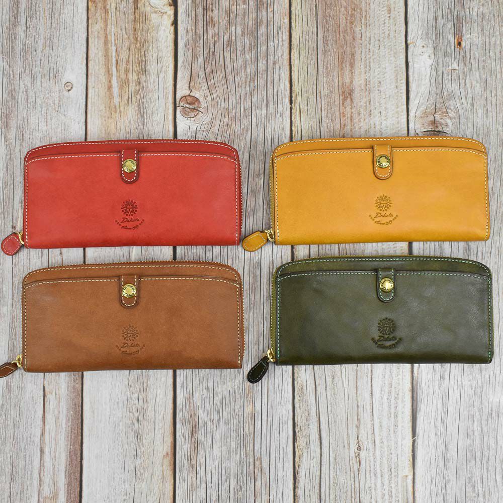 ダコタDakota長財布レディースコラッジョラウンドファスナー財布ファスナーレディース財布レディース長財布本革革レザー大容量ブランドおしゃれ薄いカード入れ多いカードポケット多数30代40代50代36442