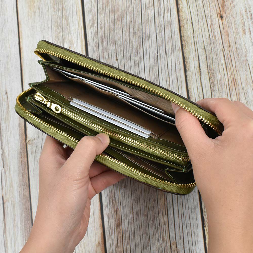 ダコタDakota長財布レディースコラッジョラウンドファスナー財布ファスナーレディース財布レディース長財布本革革レザー大容量ブランドおしゃれ薄いカード入れ多いカードポケット多数30代40代50代36442