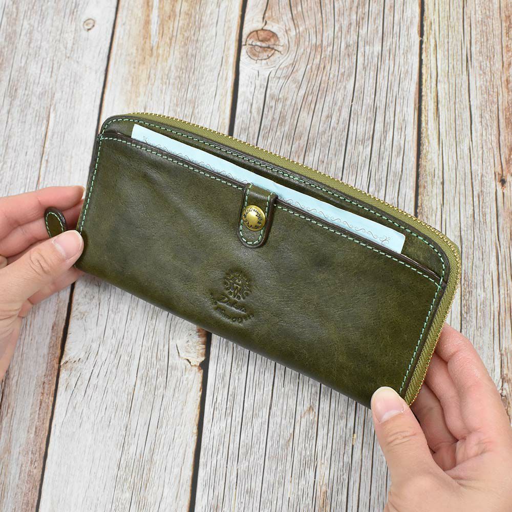 ダコタDakota長財布レディースコラッジョラウンドファスナー財布ファスナーレディース財布レディース長財布本革革レザー大容量ブランドおしゃれ薄いカード入れ多いカードポケット多数30代40代50代36442