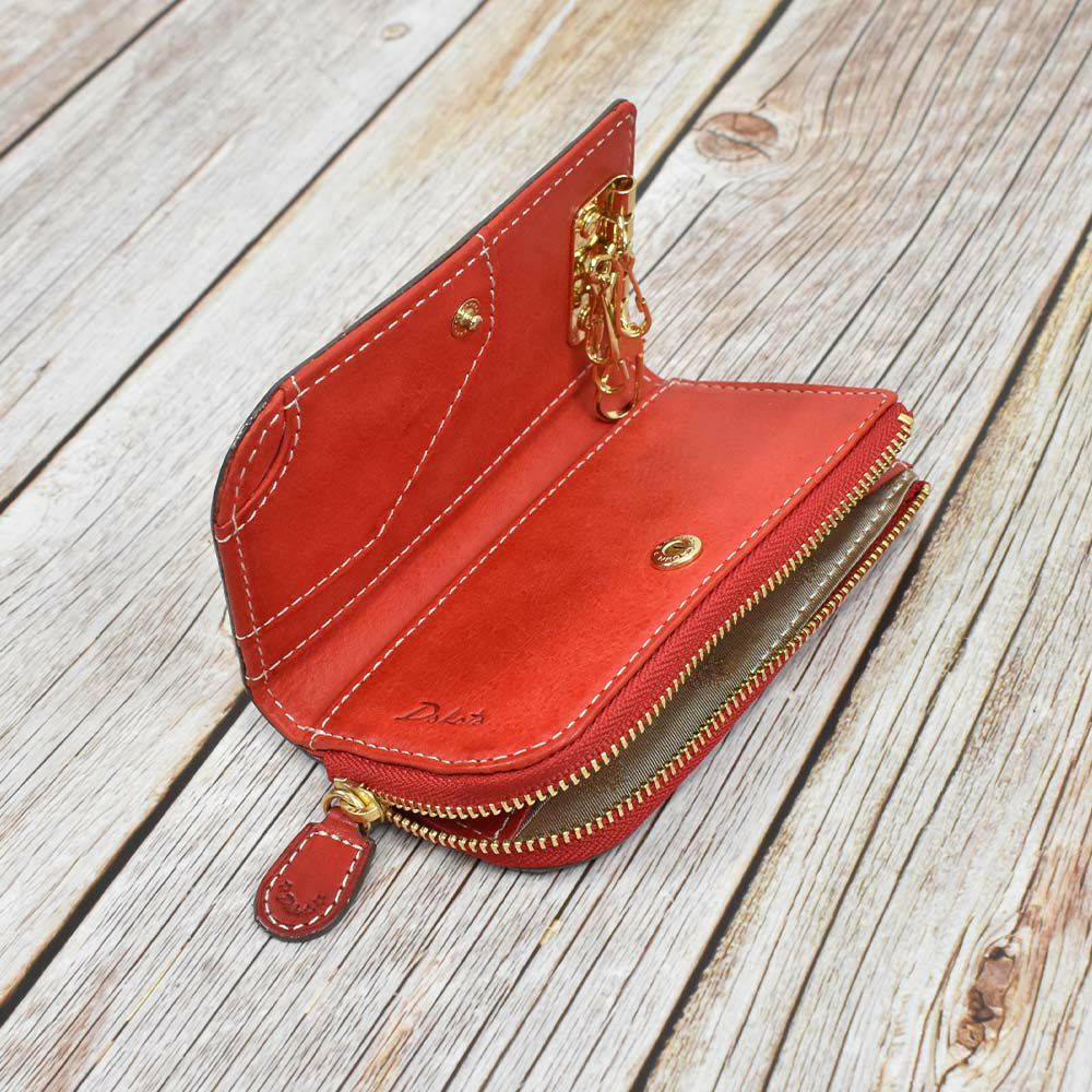 ダコタDakotaキーケース小銭入れ付きスマートキーレディース本革革レザーおしゃれファスナー付き鍵ケース鍵入れ4連5連コンパクト人気ブランドかわいいキーケース大容量人気女性ギフトプレゼント36445