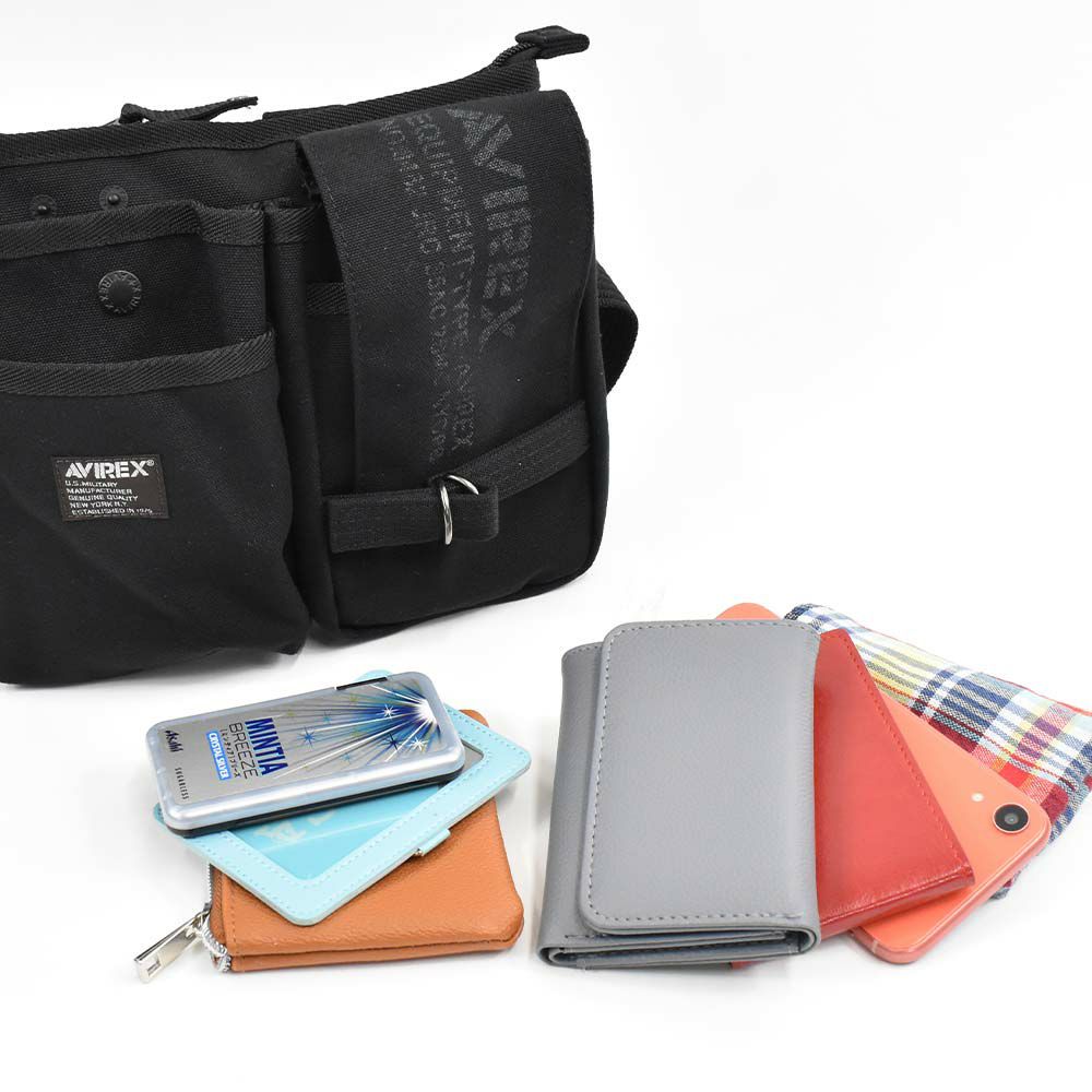AVIREXショルダーバッグウエストバッグアビレックスバッグアヴィレックスメンズレディースヒップバッグウエストポーチシザーバッグチョークバッグブランド人気軽量男性かっこいいミリタリーAVX342L