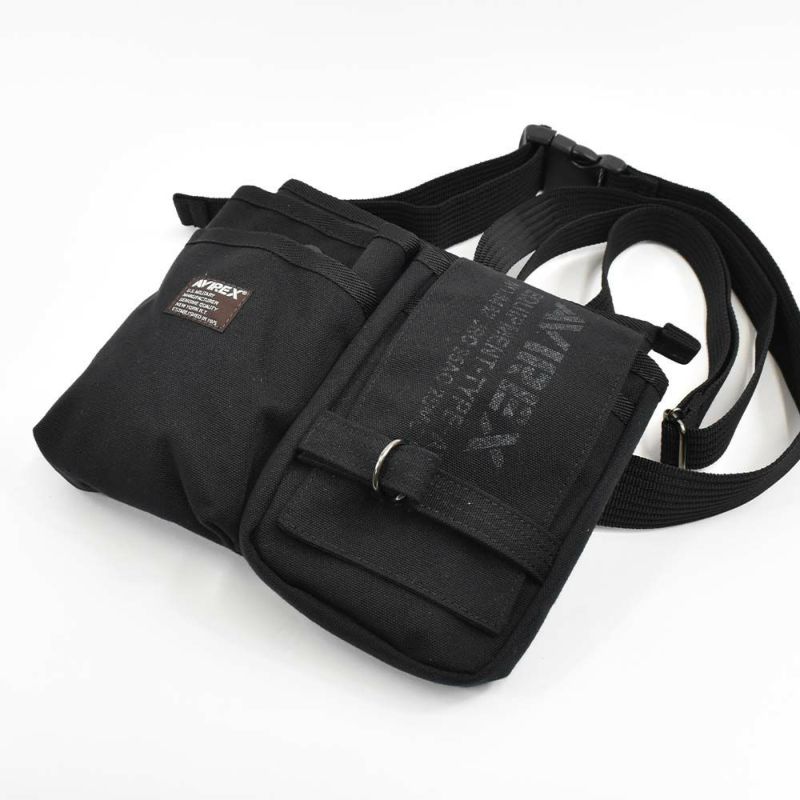AVIREXショルダーバッグウエストバッグアビレックスバッグアヴィレックスメンズレディースヒップバッグウエストポーチシザーバッグチョークバッグブランド人気軽量男性かっこいいミリタリーAVX342L