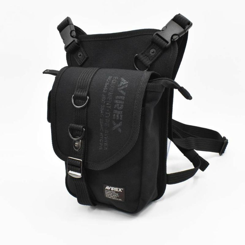 AVIREXショルダーバッグレッグバッグ2WAYアビレックスバッグウエストバッグレッグバッグアヴィレックスメンズレディースブランド人気おすすめ軽量男性釣りアウトドア自転車登山AVX348L