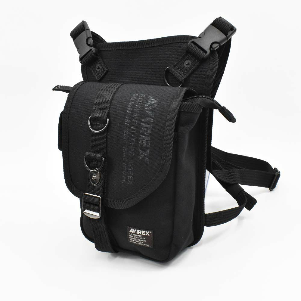 AVIREXショルダーバッグレッグバッグ2WAYアビレックスバッグウエストバッグレッグバッグアヴィレックスメンズレディースブランド人気おすすめ軽量男性釣りアウトドア自転車登山AVX348L