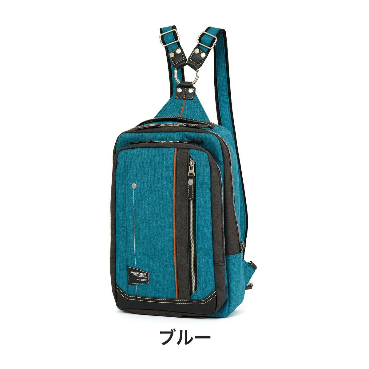 moustacheリュックボディバッグ2WAYムスタッシュメンズレディースブランドバッグワンショルダーショルダーバッグリュックサックボディバック斜め掛けバッグ斜めがけ人気かっこいいシンプル大人ナイロンJLG4659
