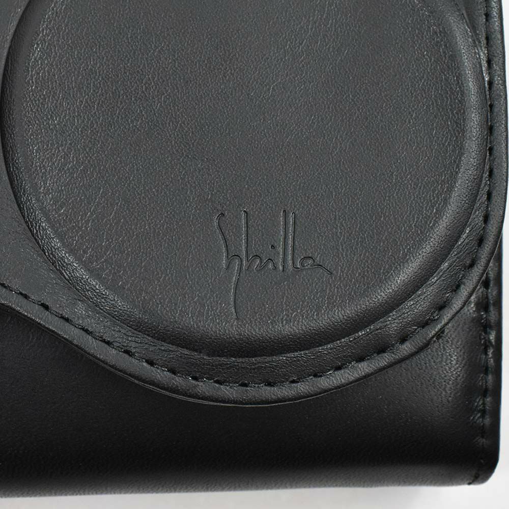 シビラ財布sybilla二つ折りピエッサがま口レディース二つ折り財布ブランドコンパクト本革5470270