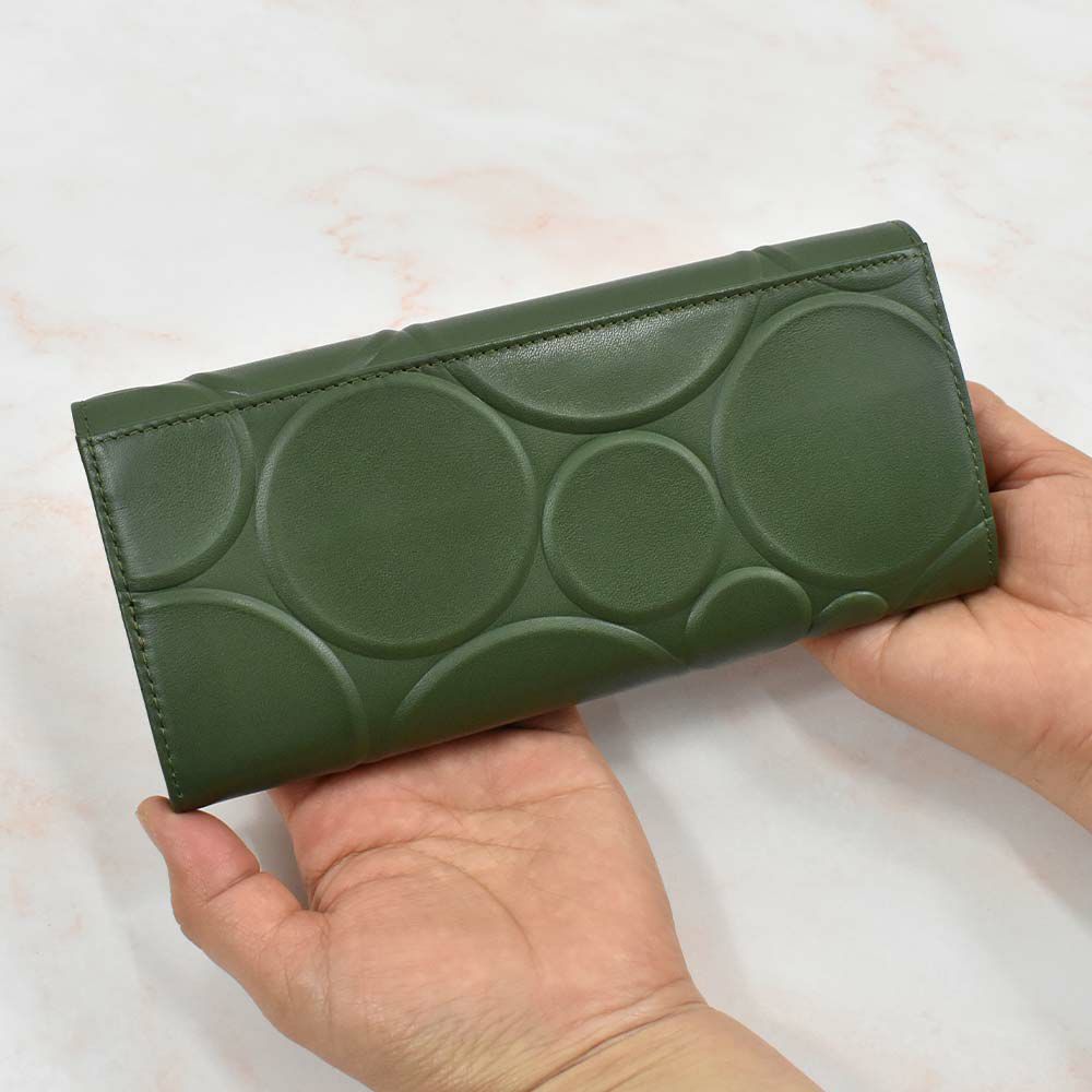 シビラ財布sybilla長財布かぶせ型シルクロレディースブランド大容量本革5470231