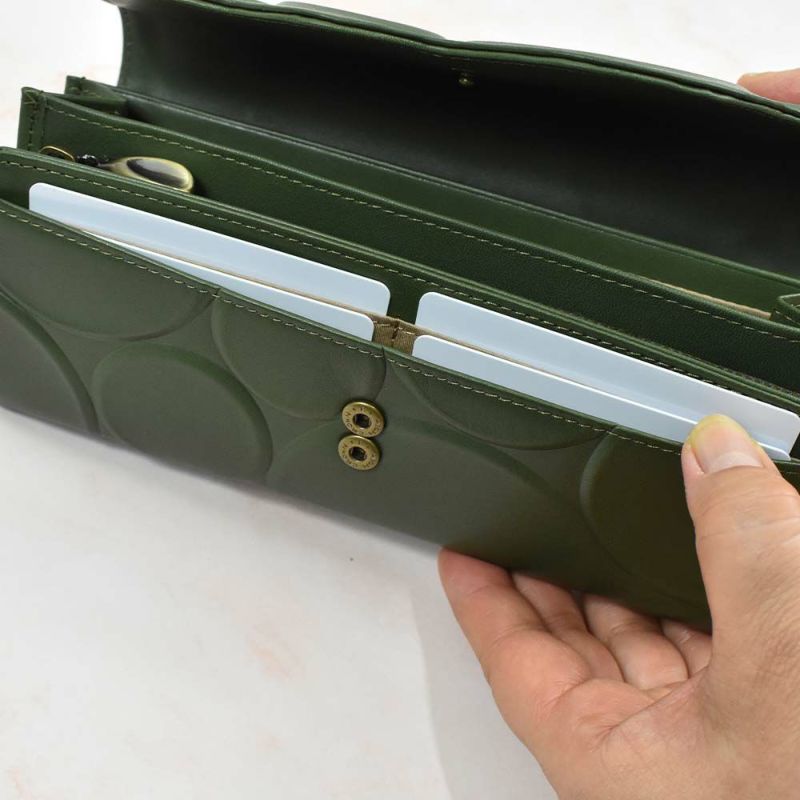 シビラ財布sybilla長財布かぶせ型シルクロレディースブランド大容量本革5470231