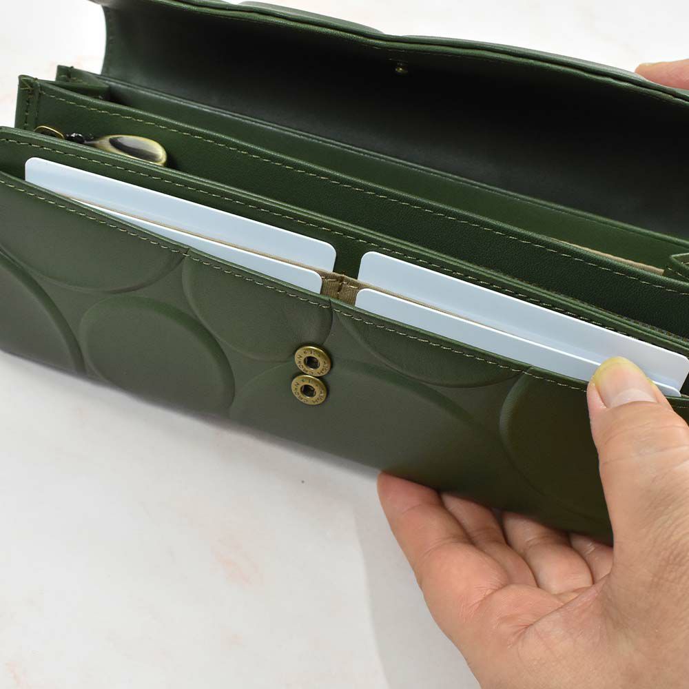 シビラ財布sybilla長財布かぶせ型シルクロレディースブランド大容量本革5470231