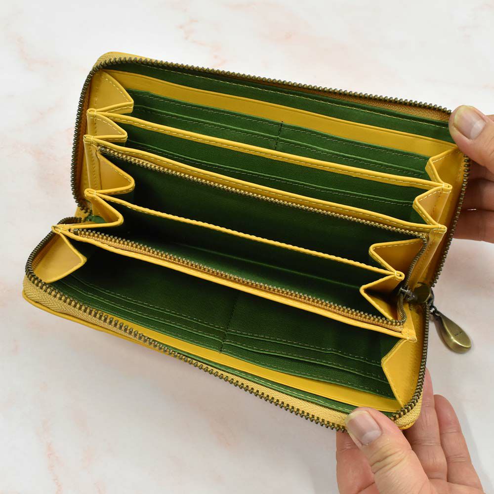 シビラ財布sybilla長財布ランドファスナー型シルクロレディースブランド大容量本革5470232