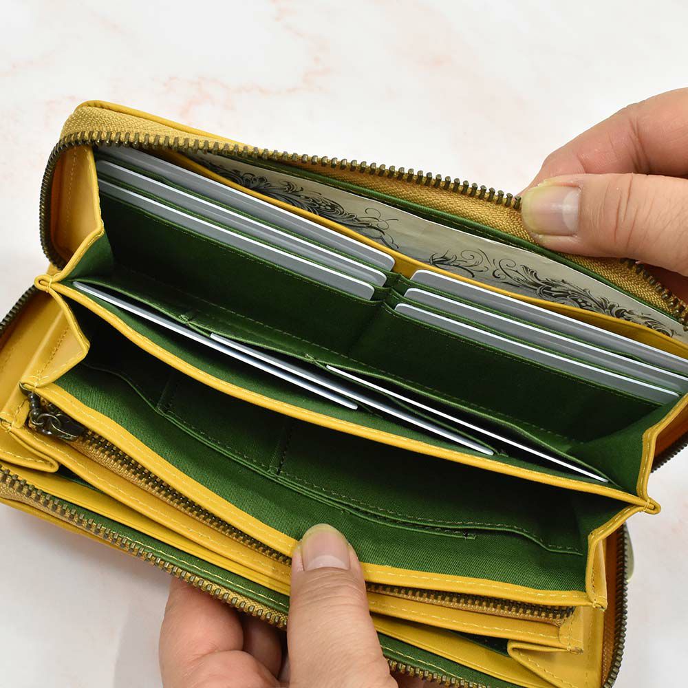 シビラ財布sybilla長財布ランドファスナー型シルクロレディースブランド大容量本革5470232