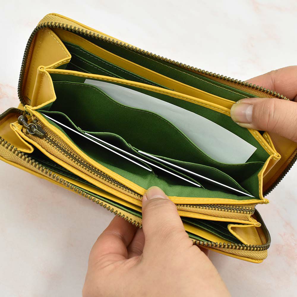 シビラ財布sybilla長財布ランドファスナー型シルクロレディースブランド大容量本革5470232