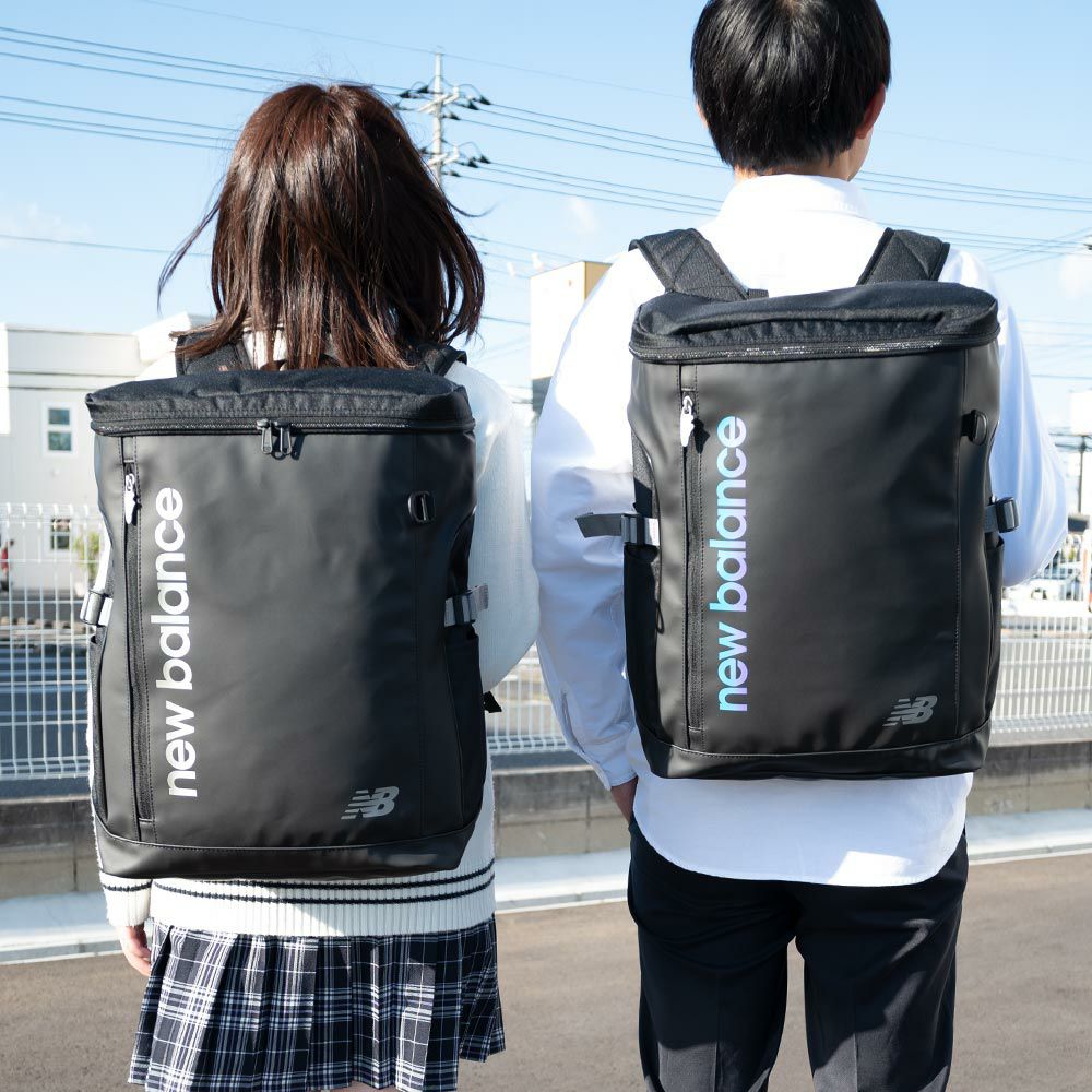 【2025新作】ニューバランスリュック通学限定カラーnewbalance30LA3ボックス型リュックサック男子女子中学生高校生女子高生メンズレディーススポーツリュック通学リュック大容量LAB55680