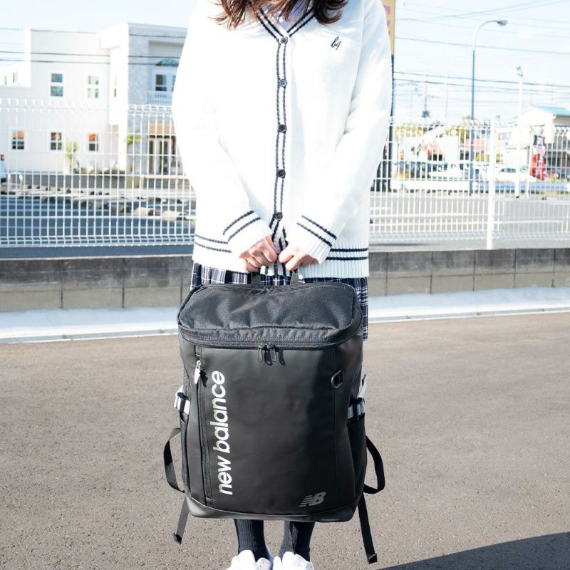 【2025新作】ニューバランスリュック通学限定カラーnewbalance30LA3ボックス型リュックサック男子女子中学生高校生女子高生メンズレディーススポーツリュック通学リュック大容量LAB55680