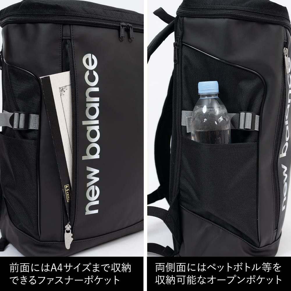 【2025新作】ニューバランスリュック通学限定カラーnewbalance30LA3ボックス型リュックサック男子女子中学生高校生女子高生メンズレディーススポーツリュック通学リュック大容量LAB55680