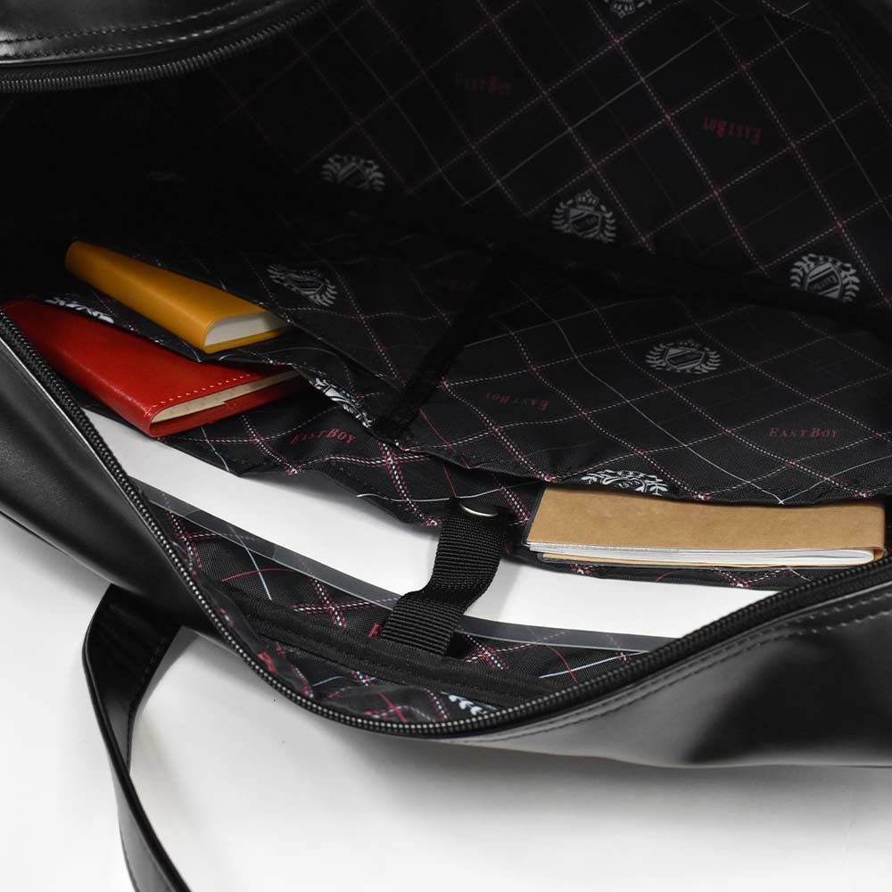 【2022新作】イーストボーイスクールバッグ合皮EASTBOYA4女子高校生中学生女子高生レディーススクールバックサブバッグサブバックスクバブランド通学おしゃれかわいい大容量学生かばん黒色紺色EBA21