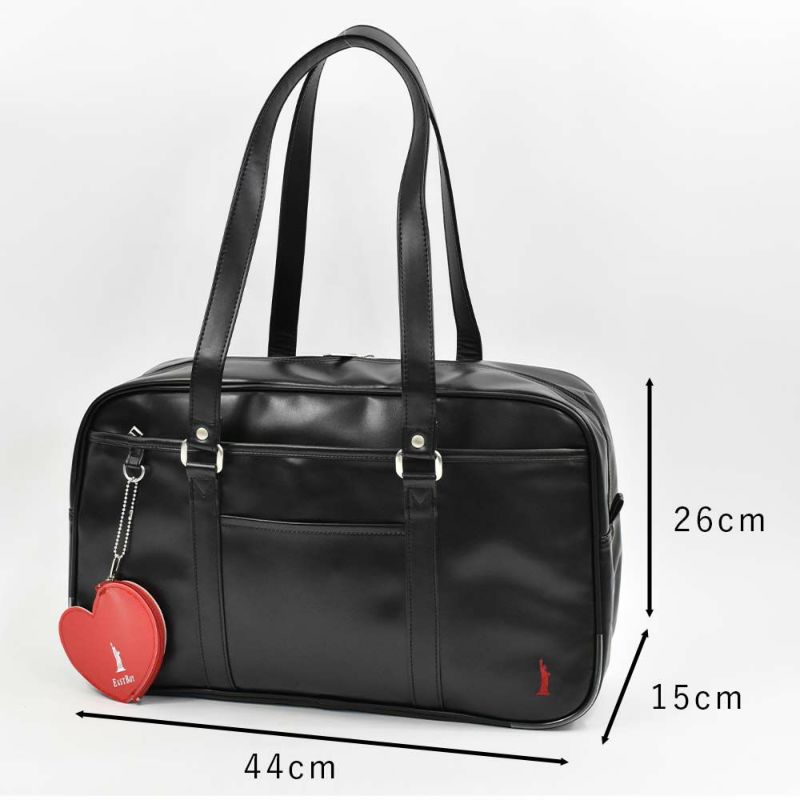 【2022新作】イーストボーイスクールバッグ合皮EASTBOYA4女子高校生中学生女子高生レディーススクールバックサブバッグサブバックスクバブランド通学おしゃれかわいい大容量学生かばん黒色紺色EBA21