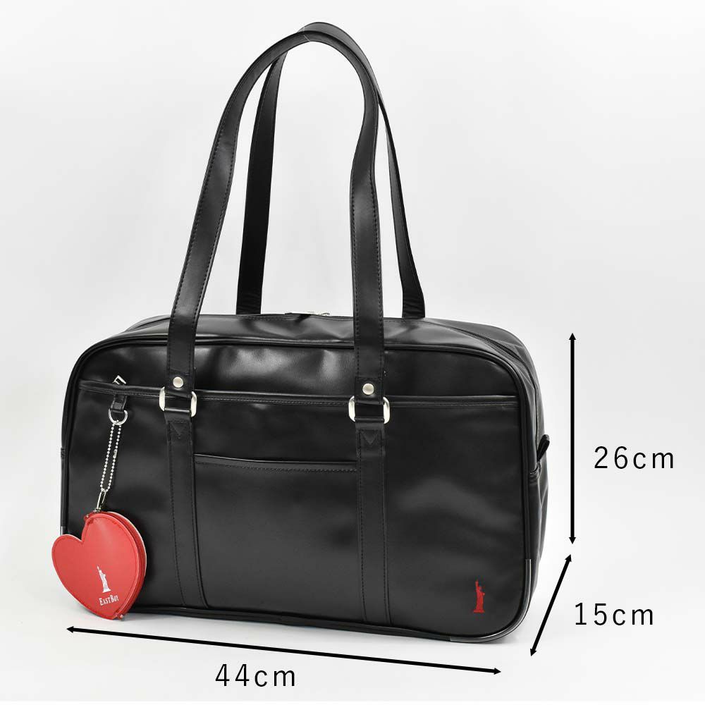 【2022新作】イーストボーイスクールバッグ合皮EASTBOYA4女子高校生中学生女子高生レディーススクールバックサブバッグサブバックスクバブランド通学おしゃれかわいい大容量学生かばん黒色紺色EBA21