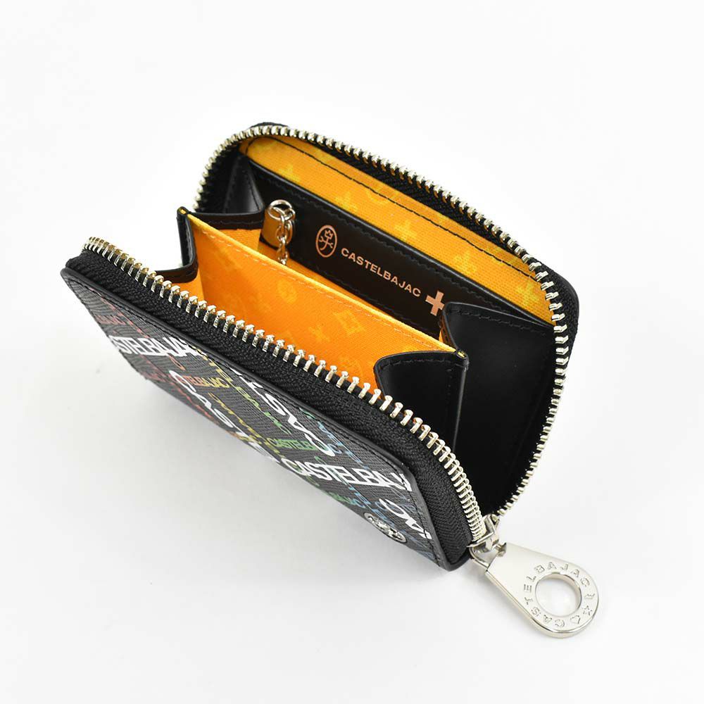 カステルバジャック小銭入れミニ財布財布CASTELBAJACメンズレディースカルルミニウォレットミニコンパクトコインケースキーケース小銭ブランドコンパクト財布薄い小さい小さめキャッシュレス本革53621