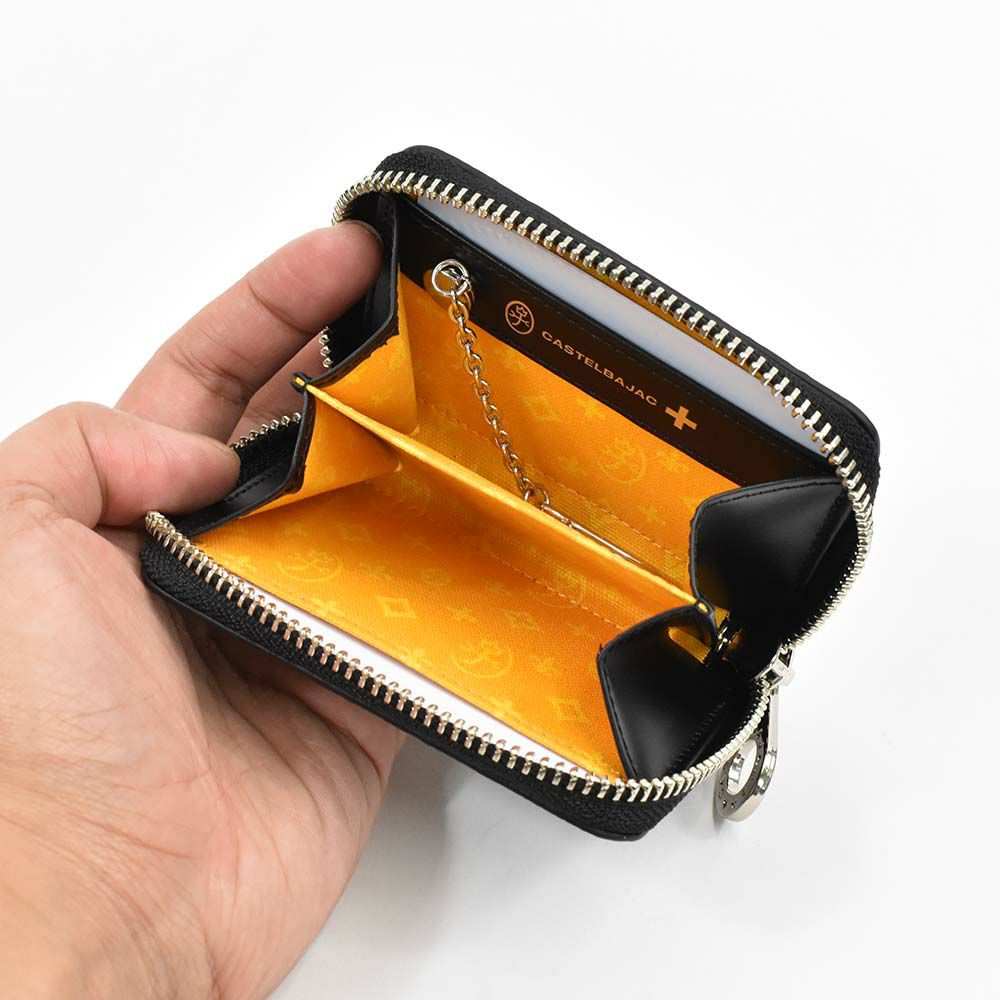 カステルバジャック小銭入れミニ財布財布CASTELBAJACメンズレディースカルルミニウォレットミニコンパクトコインケースキーケース小銭ブランドコンパクト財布薄い小さい小さめキャッシュレス本革53621