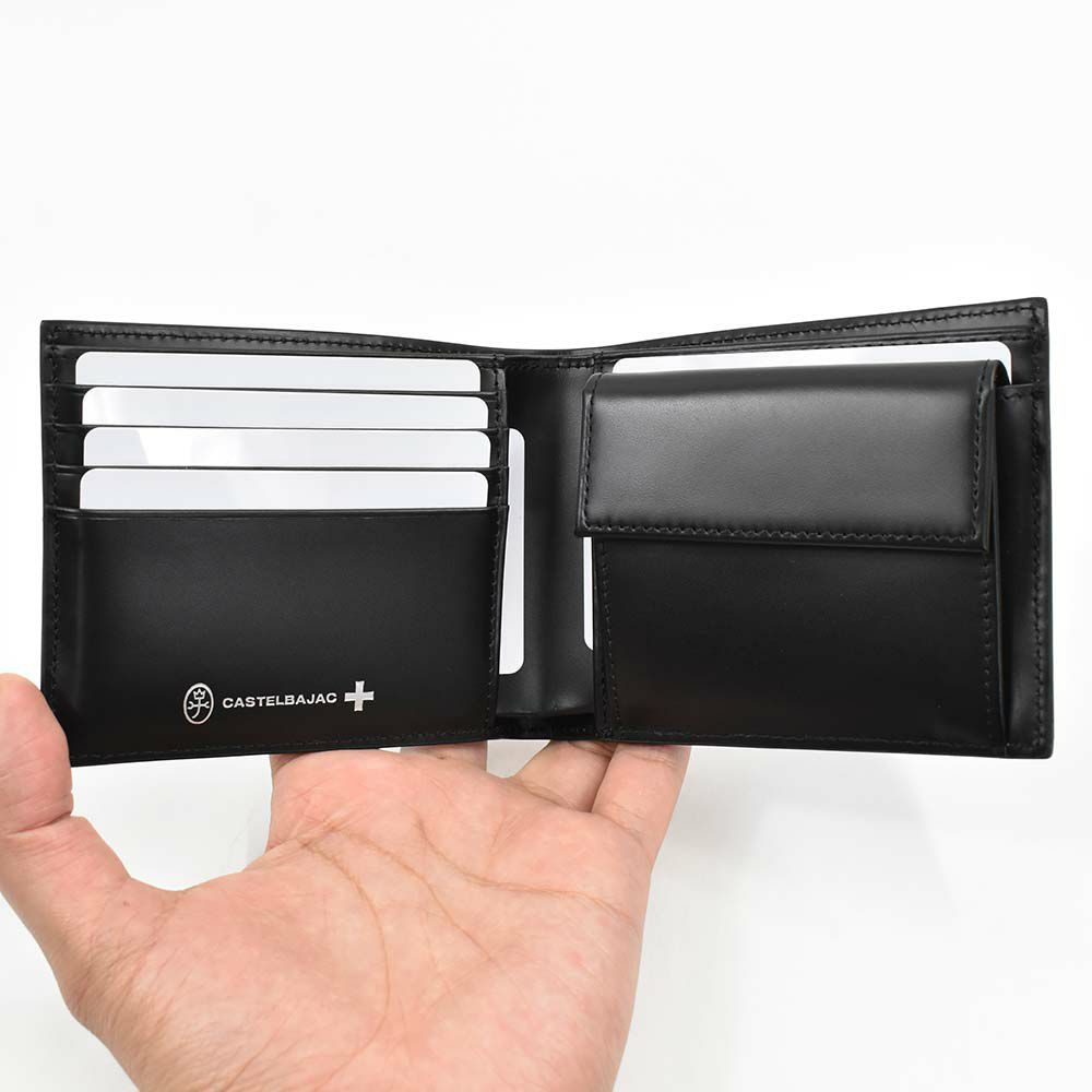 カステルバジャック財布二つ折りメンズレディースカルルCASTELBAJAC二つ折り財布本革革レザー2つ折り2つ折り財布折りたたみ人気ブランドコンパクト薄いシンプルおしゃれ人気53623