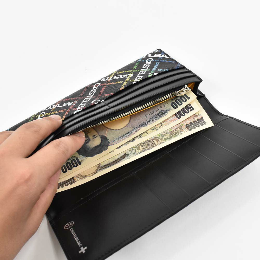 カステルバジャック財布長財布かぶせメンズレディースカルルCASTELBAJAC本革革レザー小銭入れ付き小銭入れあり札入れ大容量彼氏ギフトプレゼントブランド薄いメンズ長財布ロングウォレット53624
