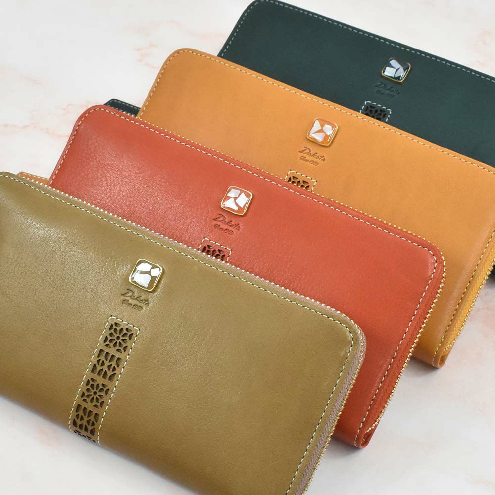 ダコタDakota長財布レディースコッチャラウンドファスナー財布ファスナーレディース財布レディース長財布本革革レザー大容量ブランドおしゃれ薄いカード入れ多いカードポケット多数30代40代50代30343