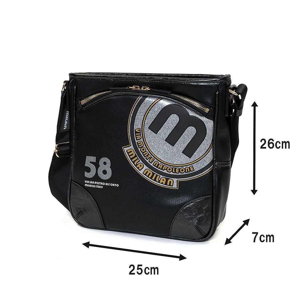 ミラ・ミランショルダーバッグB5バッグmilamilanバビラメンズレディースショルダーバックショルダー斜めがけバック斜め掛けバッグブランド大人おしゃれゴルフゴルフバッグミラミラン251101