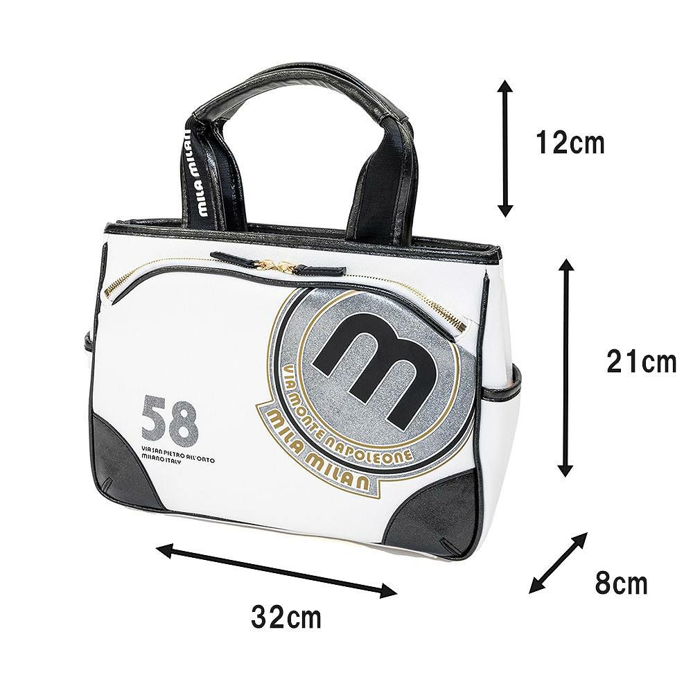 ミラ・ミランドライビングトートバッグB5バッグmilamilanバビラメンズレディースセカンドバッグハンドバッグ手提げブランド大人ゴルフゴルフバッグミラミラン251501
